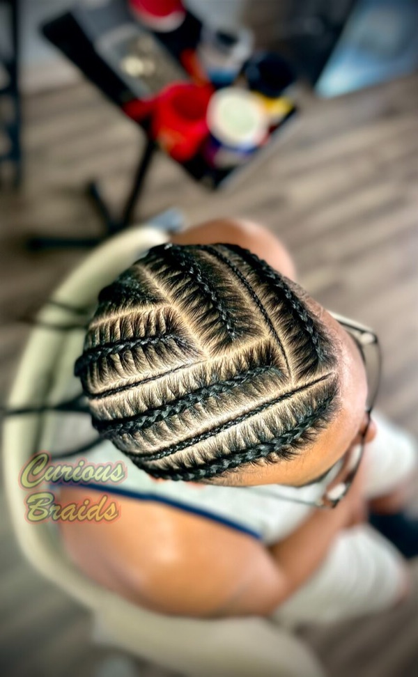 Design braids — braided by Curious Braids in Defiance, Ohio