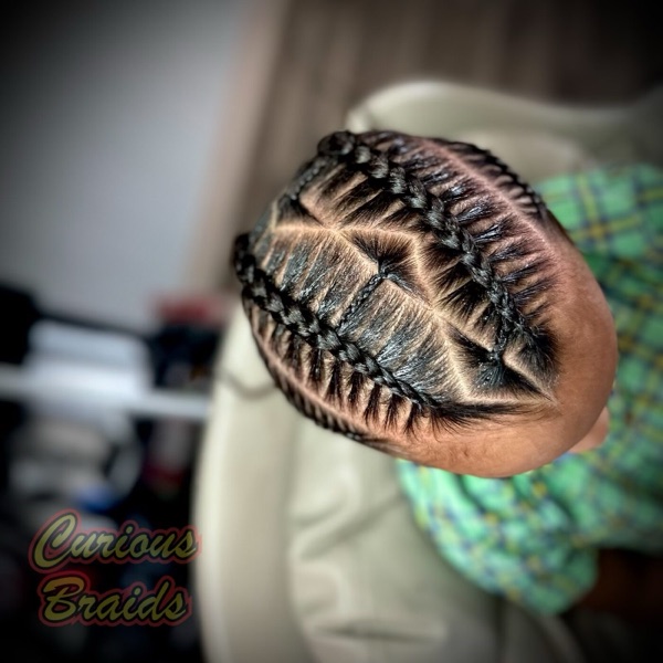Design braids — braided by Curious Braids in Defiance, Ohio